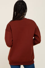 Rust Basic Sweatshirt