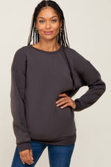 Charcoal Basic Sweatshirt