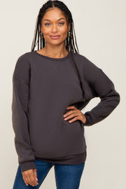 Charcoal Basic Sweatshirt