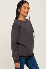 Charcoal Basic Sweatshirt