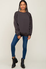 Charcoal Basic Sweatshirt