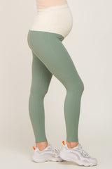 Mint Green Maternity Leggings