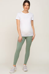 Mint Green Maternity Leggings