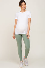 Mint Green Maternity Leggings