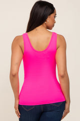 Hot Pink Seamless Tank Top