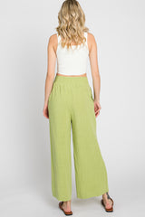 Light Olive Wide Leg Pants