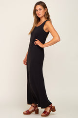 Black Sleeveless Maxi Dress