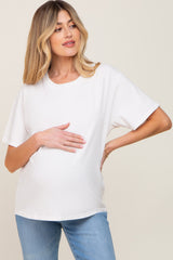 Ivory Basic Maternity T-Shirt