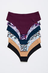 Multicolor Seamless Underwear Set