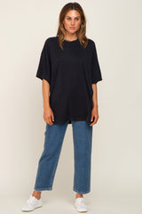 Black Basic Oversized T-Shirt