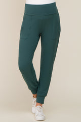 Teal Maternity Joggers