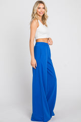 Royal Wide Leg Fray Hem Long Sweatpants