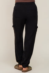 Black Maternity Jogger Pants