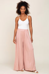 Pink Flowy Pants