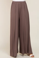 Brown Flowy Pants