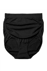 Black Maternity High Waisted Support Brief