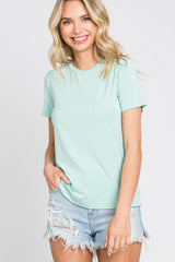 Mint Short Sleeve Top