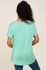 Mint V-Neck Tee