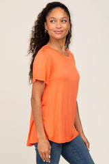 Orange Basic Tee