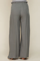 Olive Wide Leg Maternity Pants