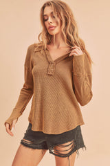 Mocha Thermal Top