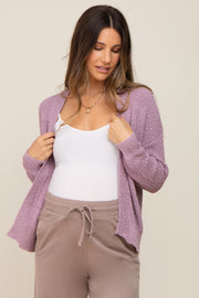 Lavender Maternity Cardigan