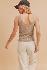 Oat Knit Tank