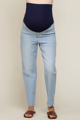 Light Blue Mom Style Maternity Jeans