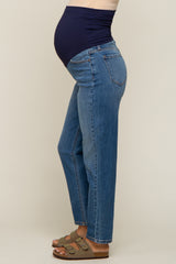 Blue Mom Style Maternity Jean