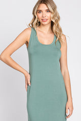 Sage Soft Knit Maxi Dress