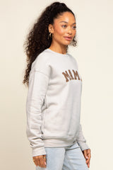 Cream Mama Graphic Pullover Sweatshirt