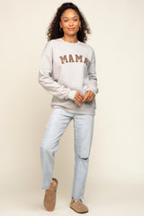 Cream Mama Graphic Pullover Sweatshirt