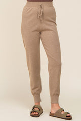 Mocha Sweater Knit Joggers