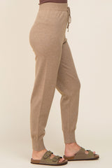 Mocha Sweater Knit Joggers