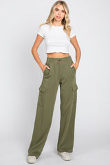 Olive Pocketed Maternity Lounge Pants