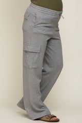 Grey Pocketed Maternity Lounge Pants