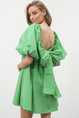 Green Bow Dress