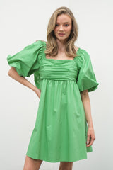 Green Bow Dress