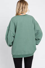 Sage Soft Knit Fleece Lined Sweatshirt