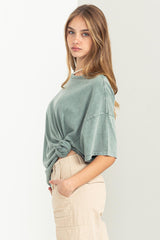 Sage Faded Oversized T-Shirt