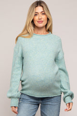 Jade Soft Knit Rolled Hem Maternity Sweater