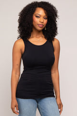 Black Basic Seamless Tank