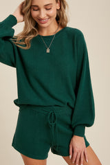 Hunter Green Sweater Lounge Set