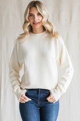 Ivory Basic Sweater