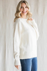 Ivory Basic Sweater