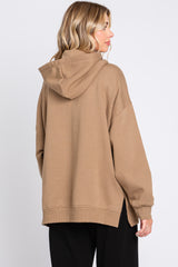 Mocha Drawstring Hoodie