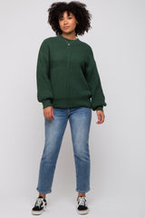 Green Ribbed Sweater