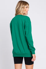 Green Pullover Sweatshirt