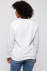 Ivory Pullover Sweatshirt