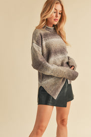 Brown Stripe Sweater